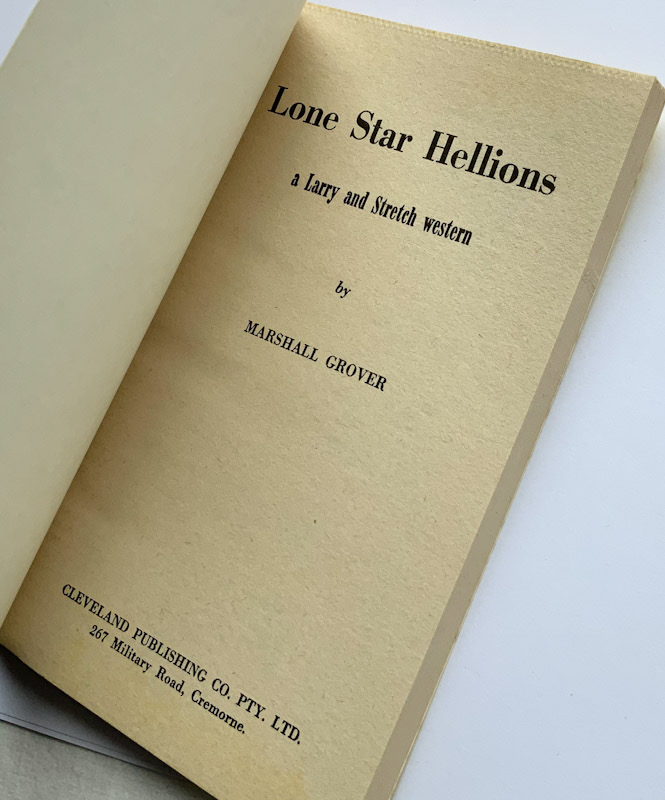 Larry & Stretch - Lone Star Hellions Western book